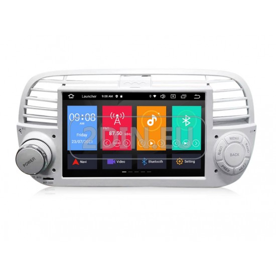 FIAT 500 - МУЛТИМЕДИЯ / Навигация android 16 + DSP + CARPLAY